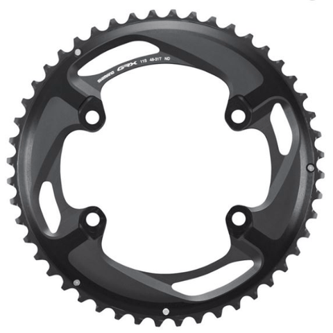 SHIMANO Chainrings - Road 2 x 11 / 48t Shimano GRX FC-RX810 11-Speed Chainring 4550170516376