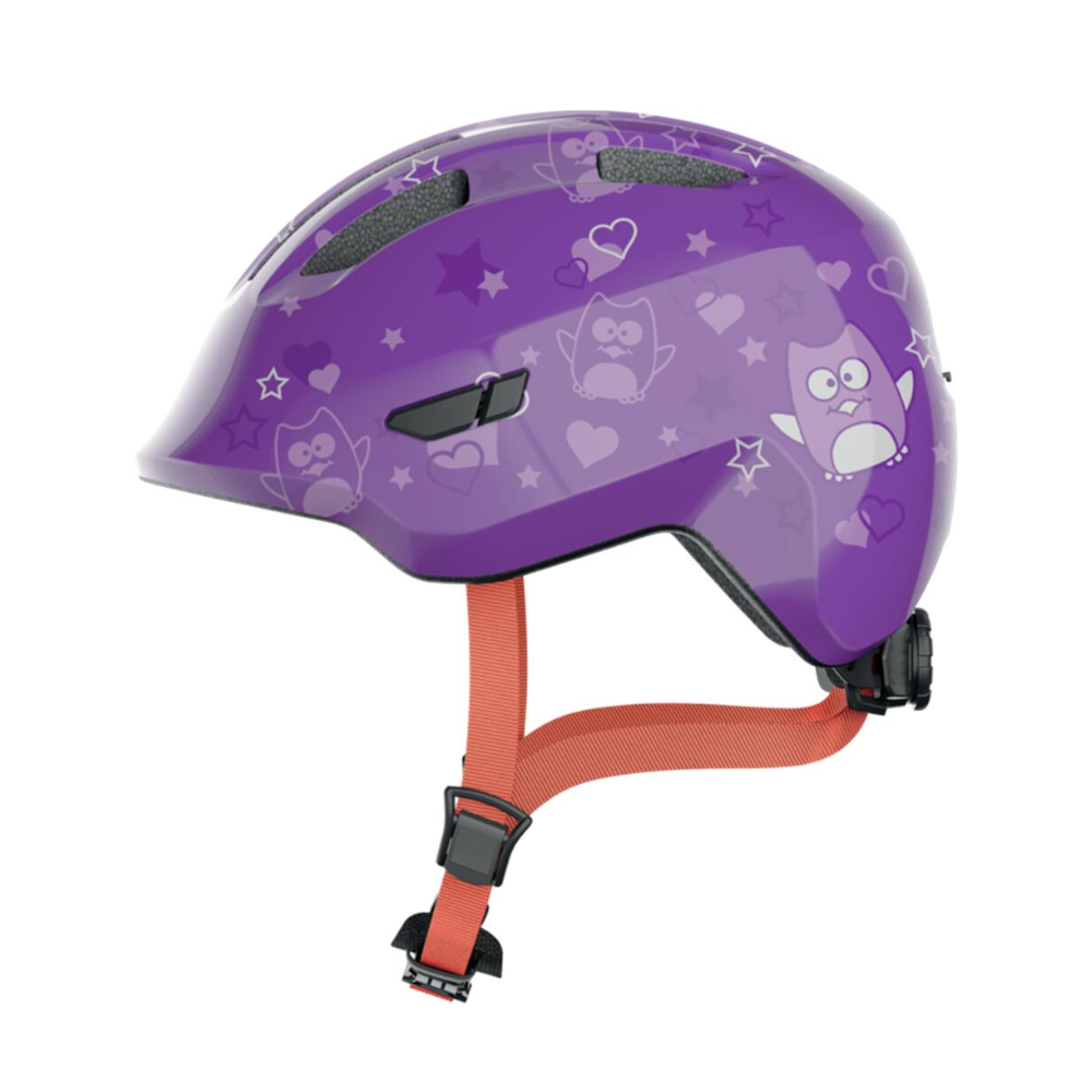 Abus Helmets - Kids Purple Star Abus Smiley 3.0 Kids Helmet 4003318672590