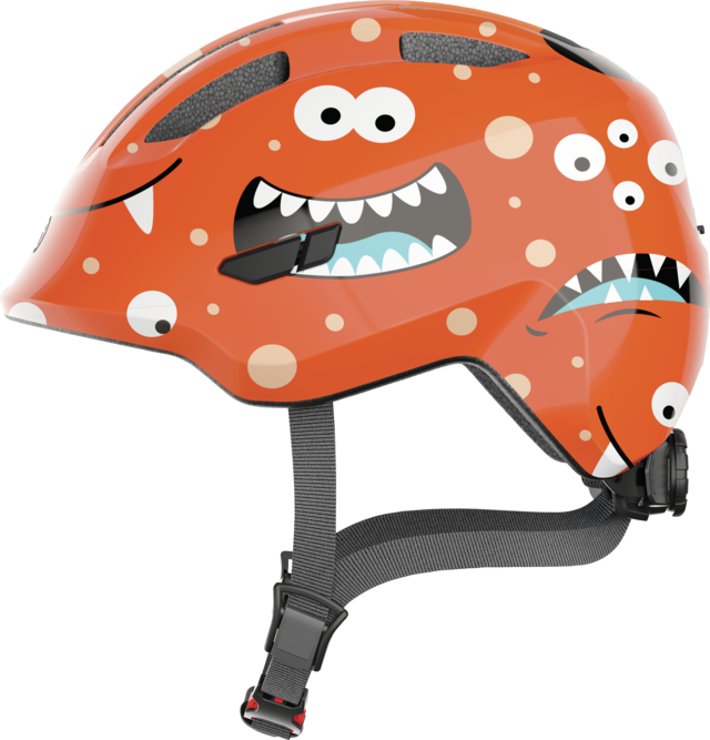 Abus Helmets - Kids Orange Monster Abus Smiley 3.0 Kids Helmet 4003318672651
