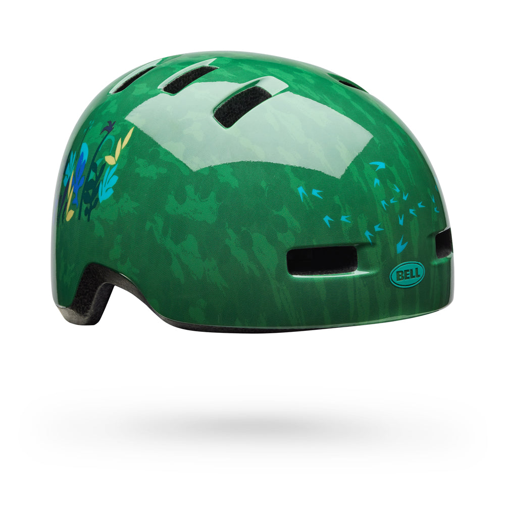 BELL Helmets - Kids Dino Den Green Bell Lil Ripper - Child 196178076623