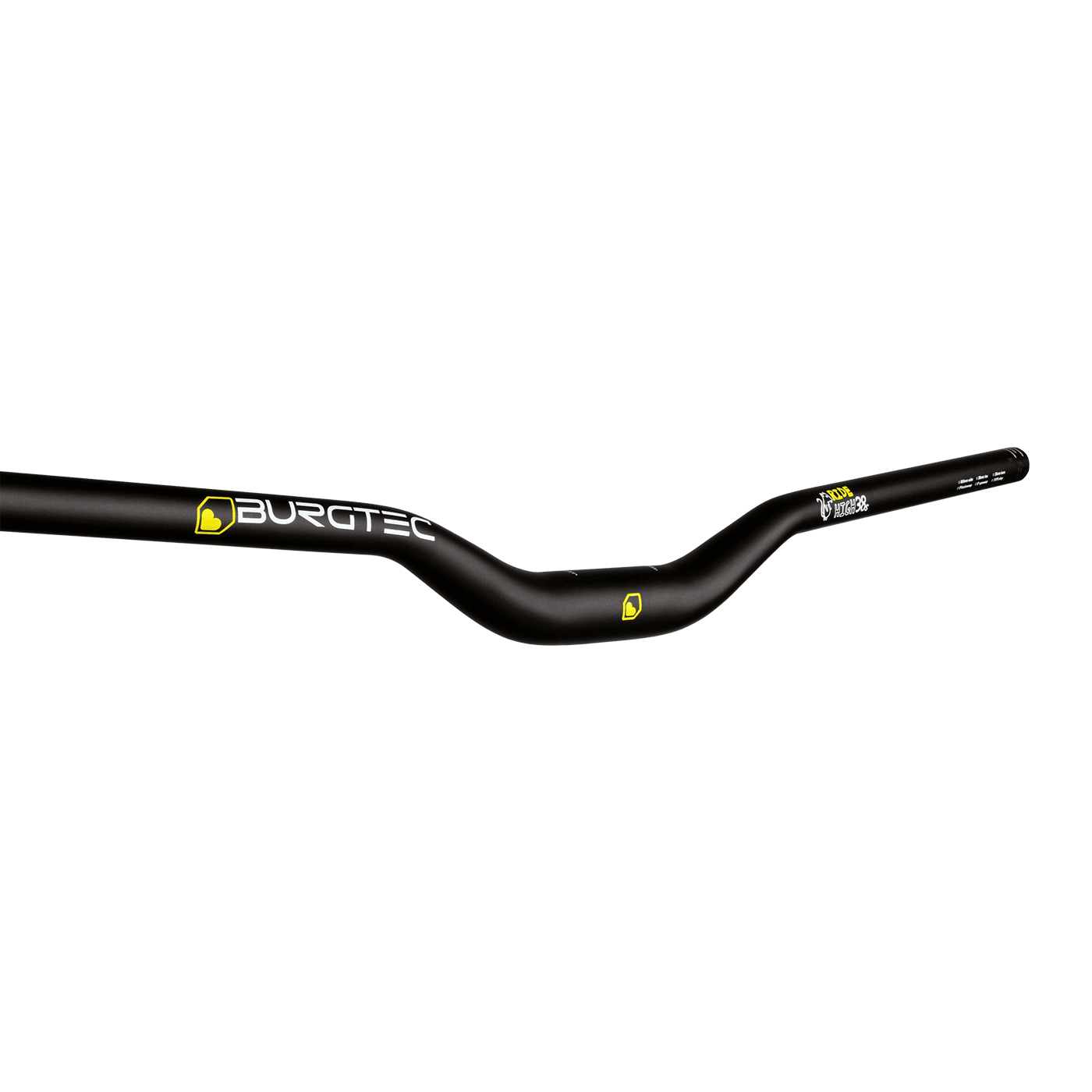 Burgtec Handlebars Burgtec Ride Wide Josh Bryceland 35mm Alloy Handlebar / 38mm Rise 772885625271