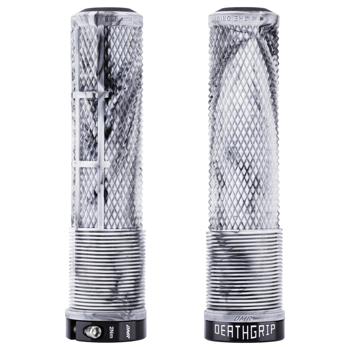 DMR Grips &amp; Barends Thick / Snow Camo DMR Deathgrip 2 Flangeless Thick Grips 5055308130466