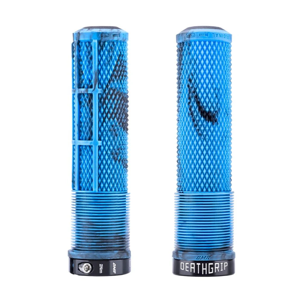DMR Grips & Barends Thick / Blue Marble DMR Deathgrip 2 Flangeless Thick Grips 5055308130428