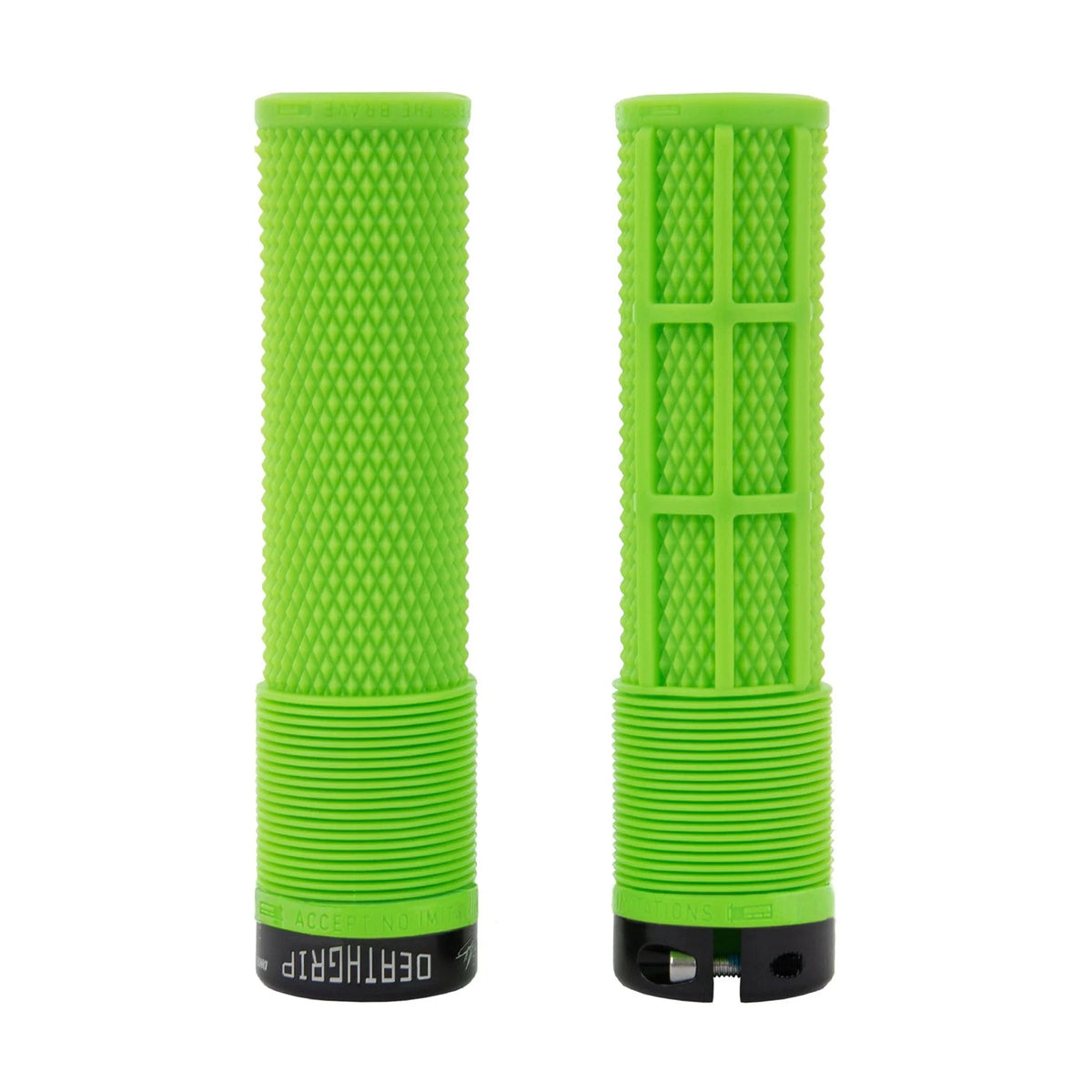 DMR Grips &amp; Barends Sick Green / Thick 31.3mm DMR Deathgrip Flangeless Grip 5055308126797m