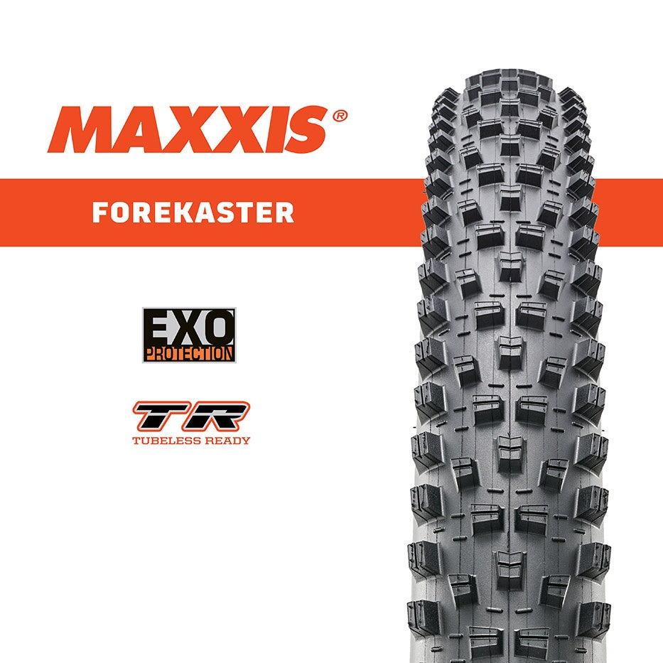 Maxxis Tyres - MTB 27.5" x 2.4" WT EXO+/TR/Maxx Terra Maxxis Forekaster Gen 2 27.5" x 2.4" WT EXO+ 4717784042145