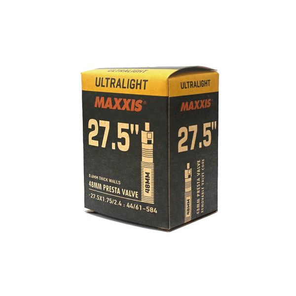 Maxxis Tubes - 27.5" Maxxis Ultralight Tube / 27.5x1.75/2.4" / 48mm Presta 4717784040097