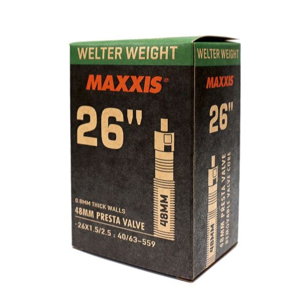 Maxxis Tubes - 26" Maxxis Welter Weight Tube / 26x1.50/2.50" / 48mm Presta 4717784039732