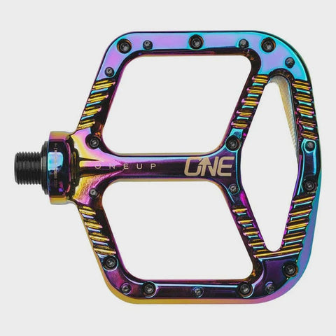 OneUp Components Pedals Oil Slick OneUp Components Aluminum Pedals - Oil Slick 1C0380OIL