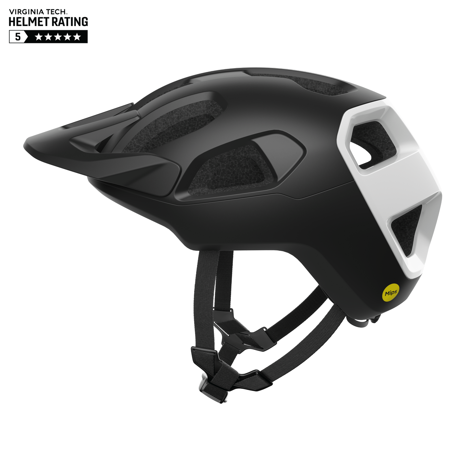 POC Helmets - MTB POC Cularis Helmet - Uranium Black Matt/Hydrogen White