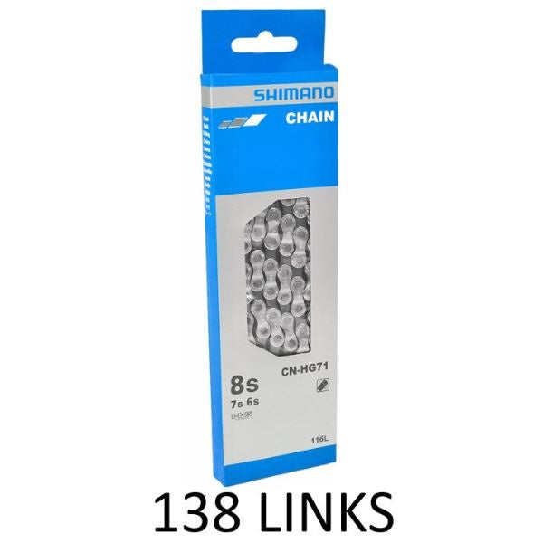 Shimano Acera CN-HG71 Chain 6/7/8-Speed Extra Long Chain / 138 Links ...