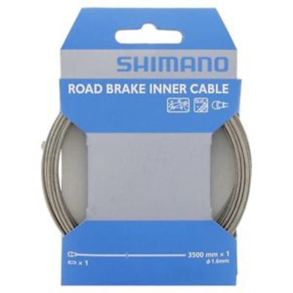 SHIMANO Cables Shimano Road Tandem 3500mm Inner Brake Cable / Stainless 4524667211723