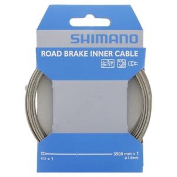 SHIMANO Cables Shimano Road Tandem 3500mm Inner Brake Cable / Stainless 4524667211723