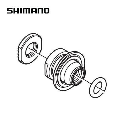 SHIMANO Axles Cones Q/R Skewers Shimano WH-RS10 Front Cone c/w Lock Nut 4524667229285