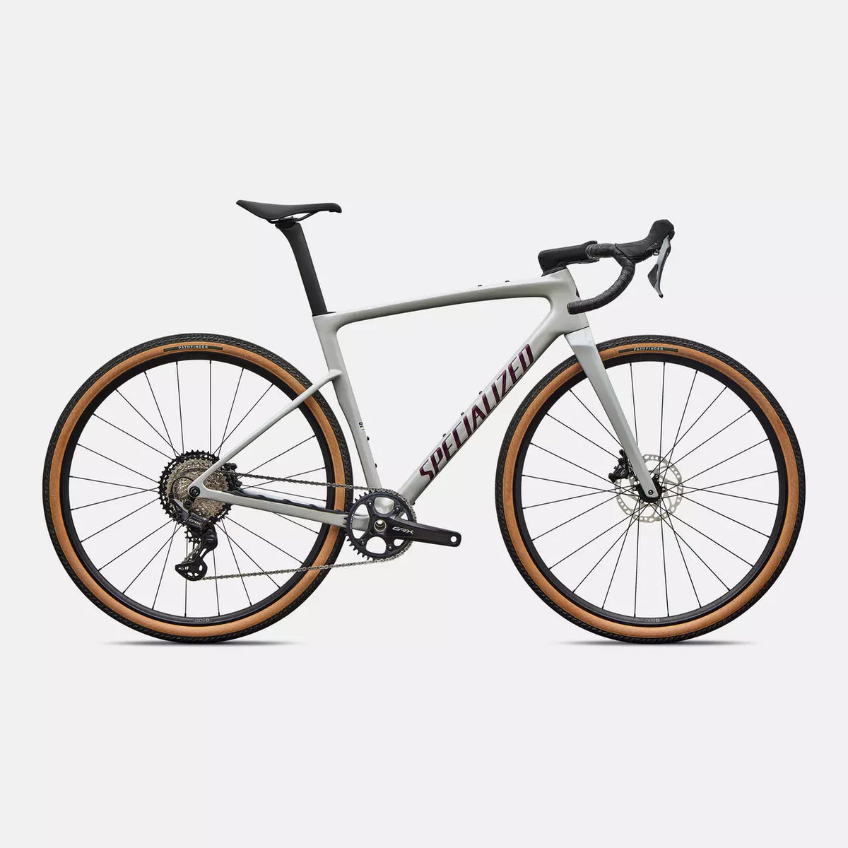 SPECIALIZED Gravel & Adventure Bikes Dolomite Metallic/Bordeaux Metallic / 52cm Specialized Crux 5 Sport - Shimano GRX 800 91427-6052