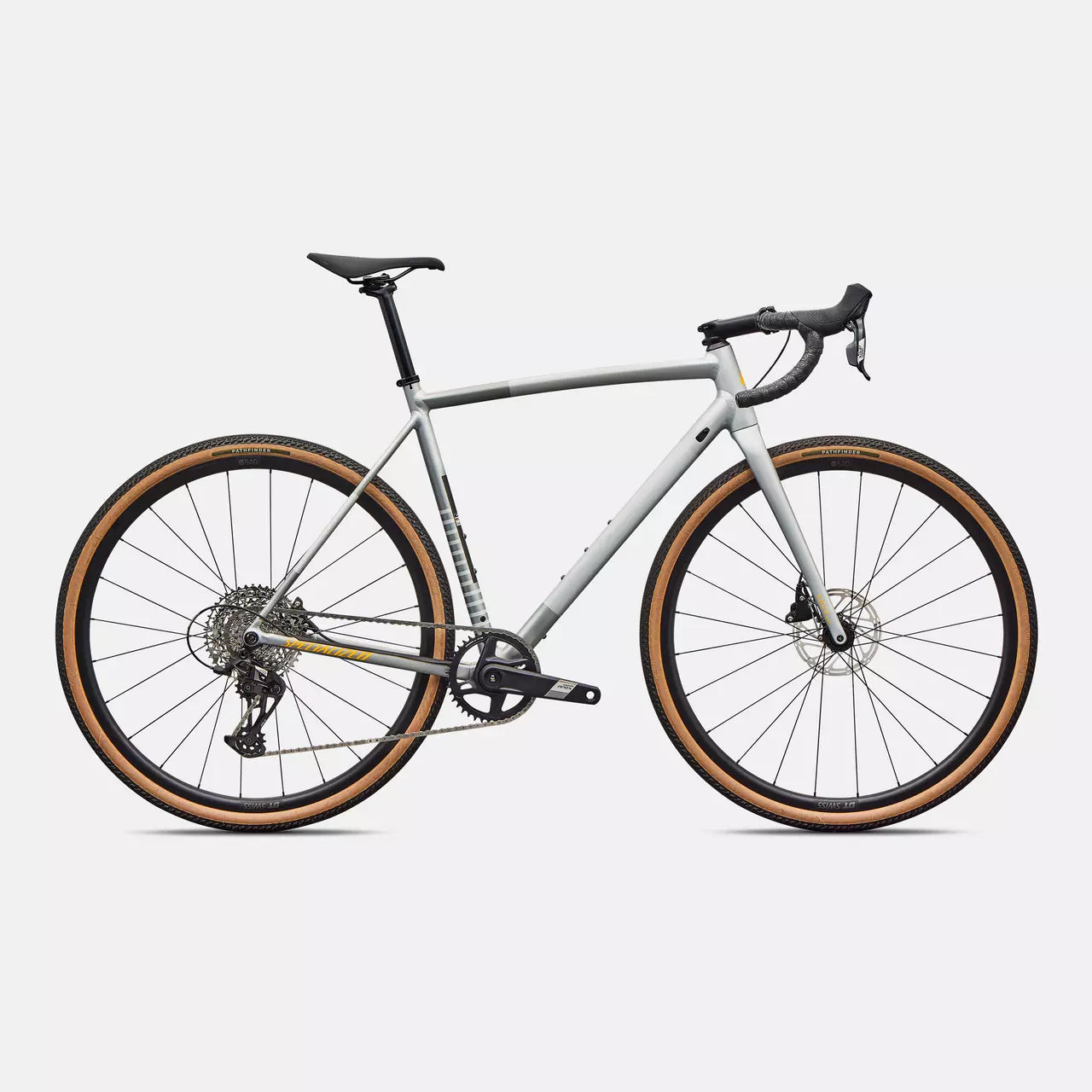 SPECIALIZED Gravel & Adventure Bikes Shadow Silver/California Sunshine / 54cm Specialized Crux DSW Comp 91426-5354