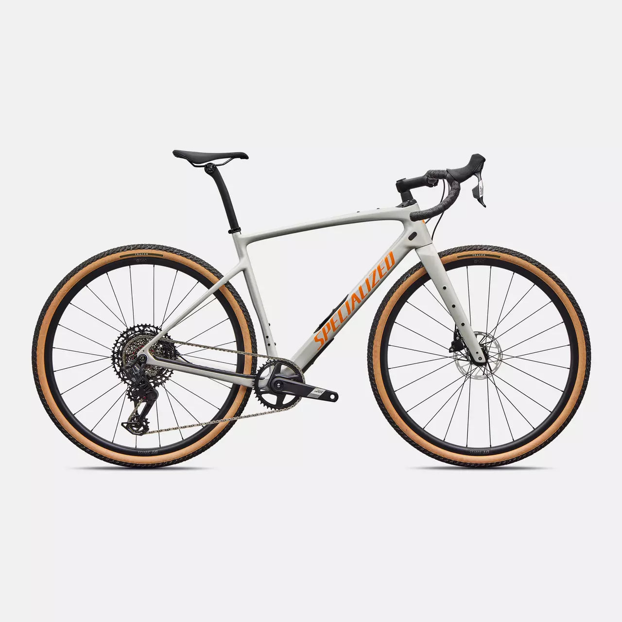 SPECIALIZED Gravel & Adventure Bikes Dolomite Metallic/Orange Zest / 52cm Specialized Diverge 4 Comp Carbon / SRAM Apex AXS/S1000 95426-5052