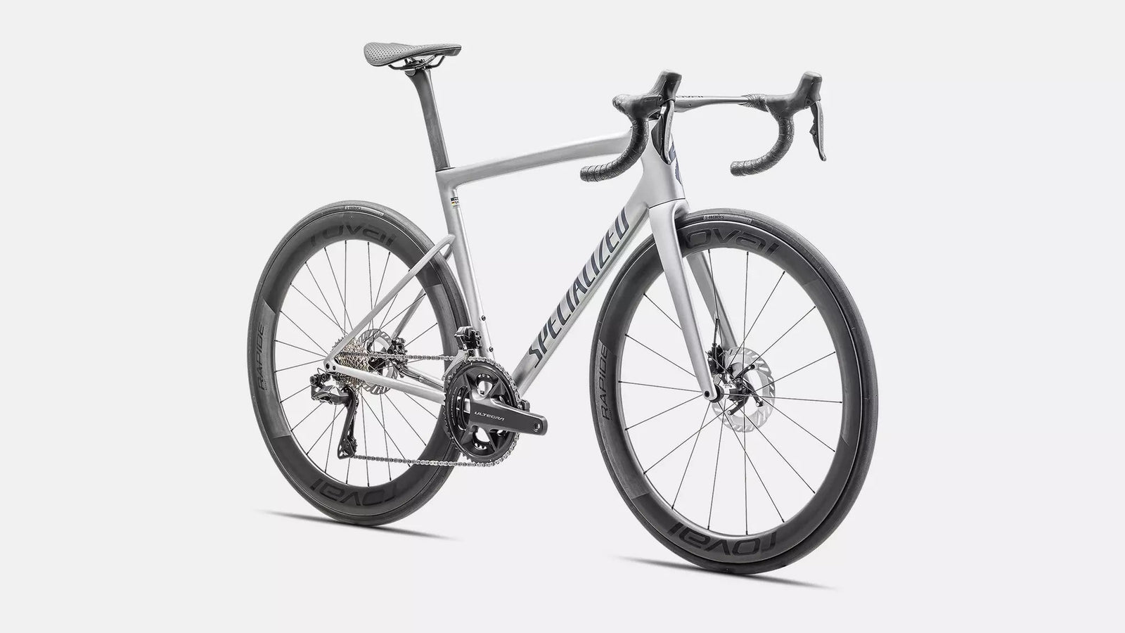 SPECIALIZED Road Bikes Satin Liquid Silver/Blue / 54cm Specialized Tarmac SL8 Pro - Ultegra Di2 (2025) 94925-1354