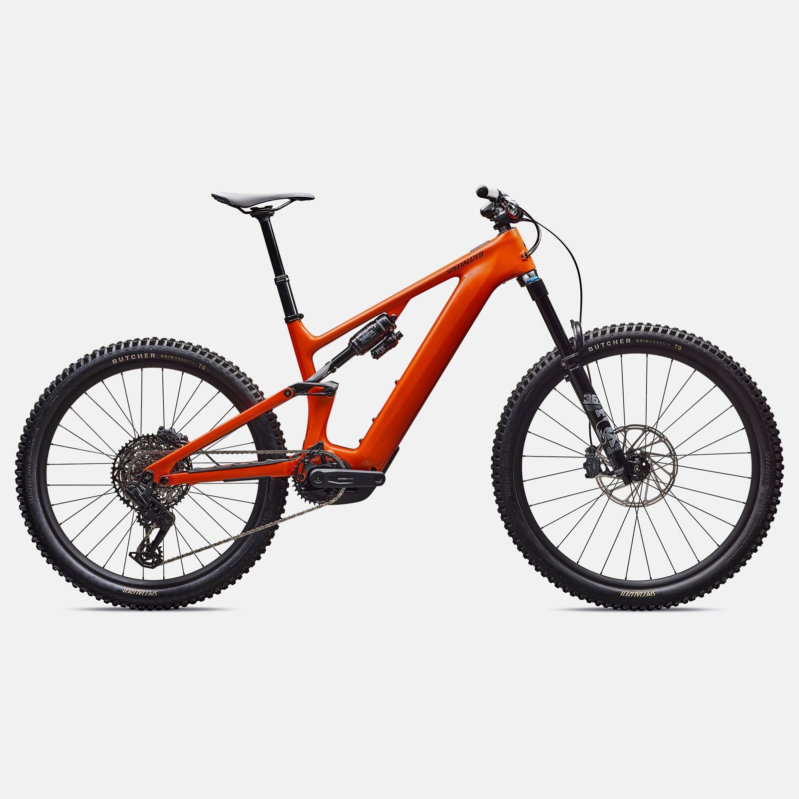 SPECIALIZED E-MTB Gloss Orange Tint/Dark Navy / S2 Specialized Turbo Levo 4 Carbon Comp 888818953233