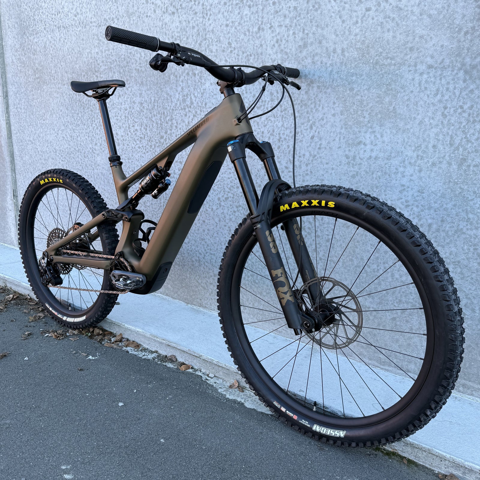 SPECIALIZED E-MTB Gloss Cypress Metallic/Silver / S2 Specialized Turbo Levo 4 Expert 888818953394