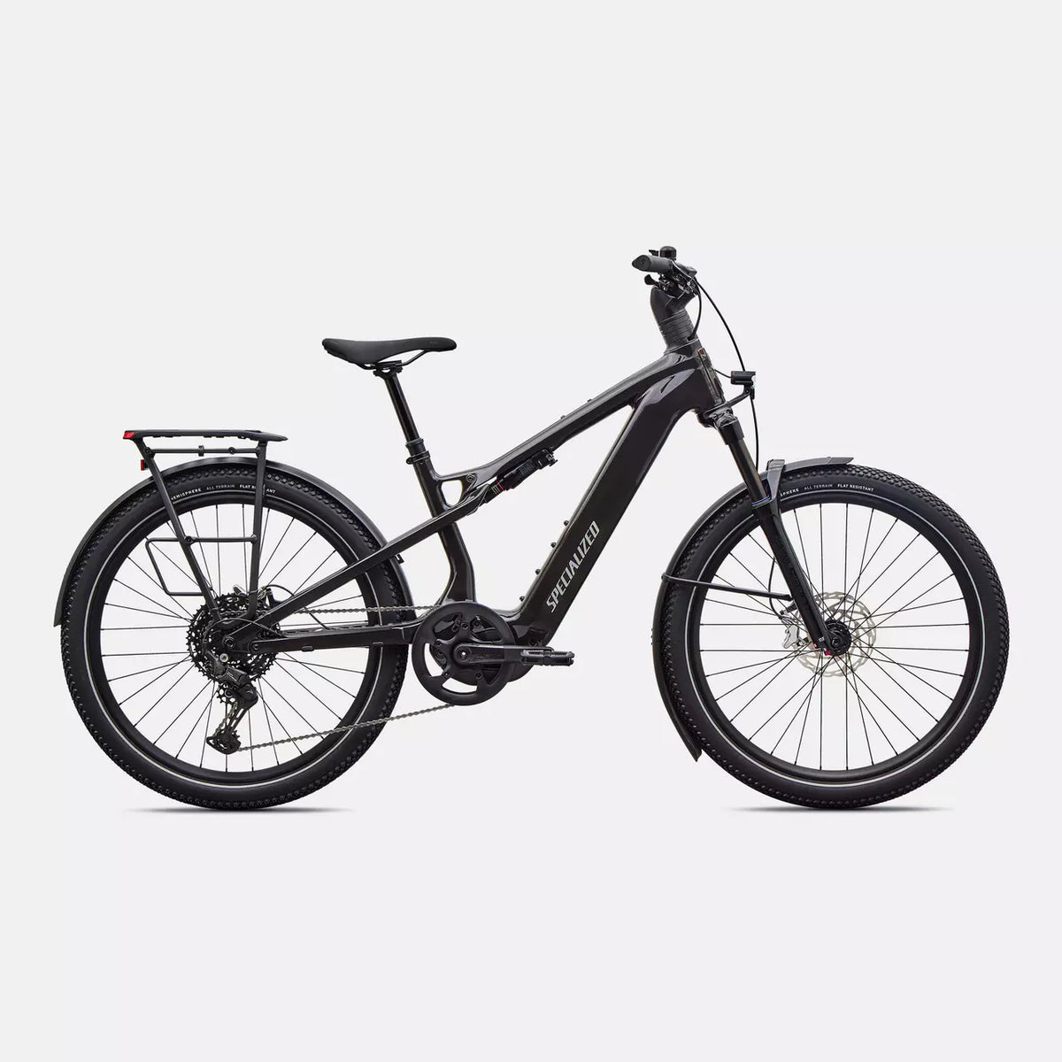 SPECIALIZED E-MTB Gloss Obsidian/Silver Dust / Small Specialized Turbo Vado 3 X 4.0 91627-5202
