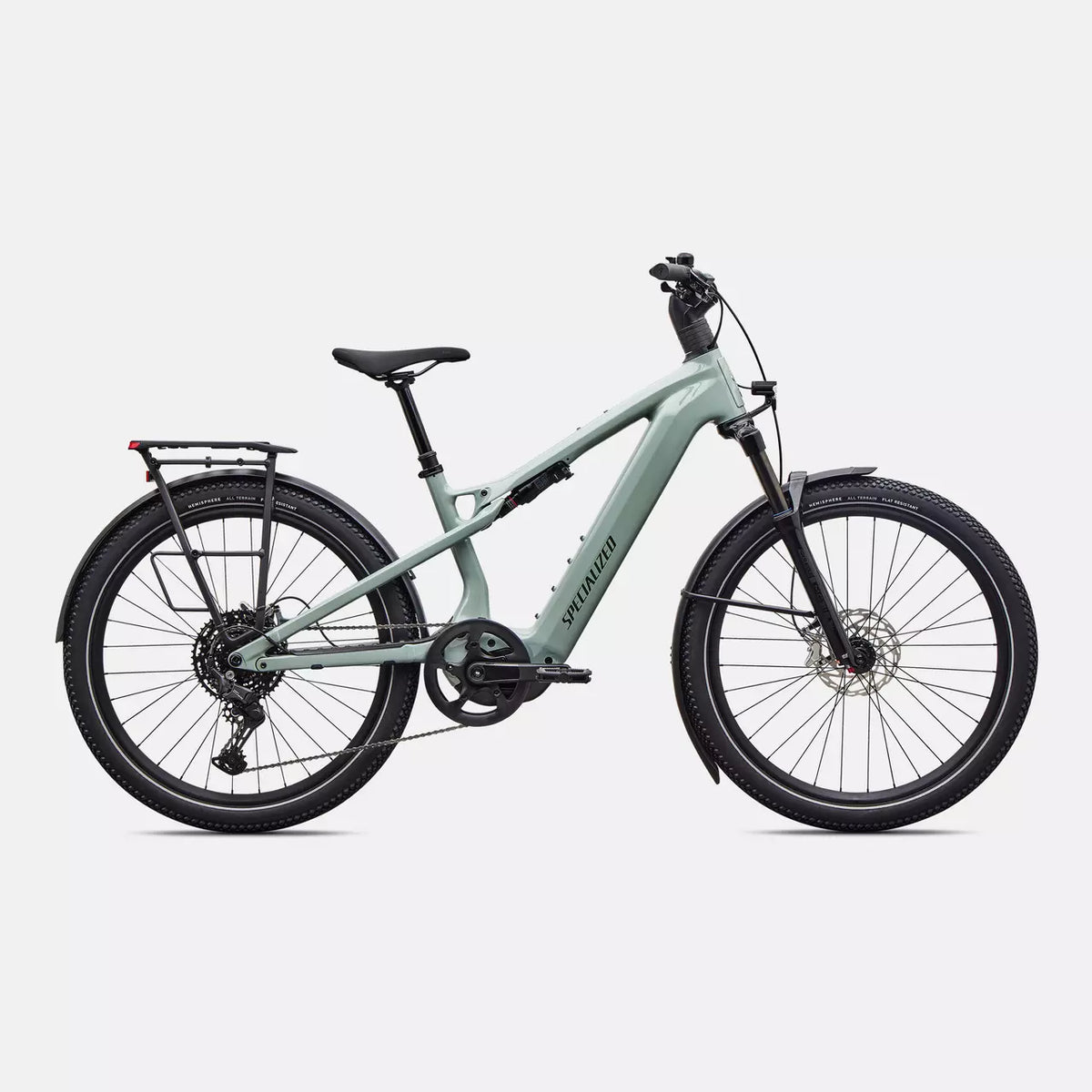SPECIALIZED E-MTB Gloss Agave Grey/Oak Green / Small Specialized Turbo Vado 3 X 4.0 91627-5002