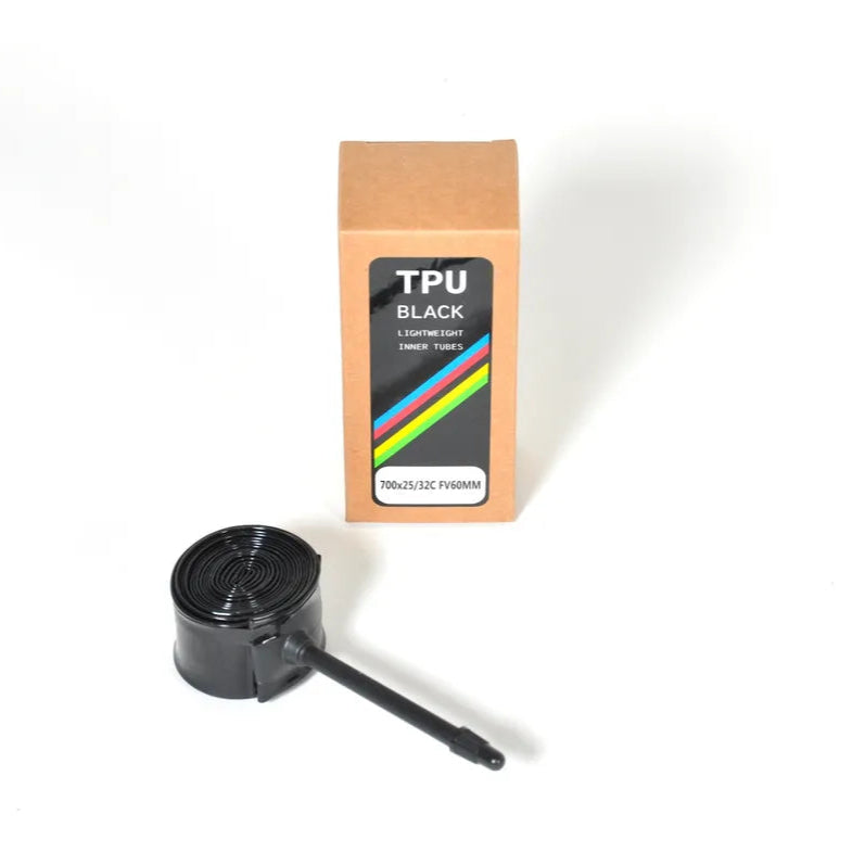 TPU Tubes TPU Black 700 x 25/32c Inner Tube / Presta / 60mm TUTB001