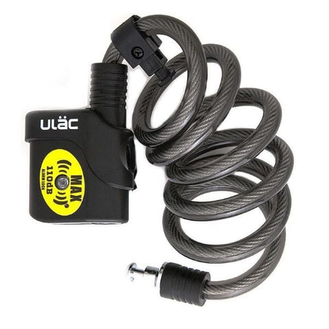 SPECIALIZED Locks ULAC Lock Bulldog Cable 110 Decibel Alarm Key 12mm x 120cm / Black LKUC199BK