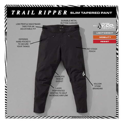 Volcom Shorts - Men's MTB Volcom Trail Ripper Pants