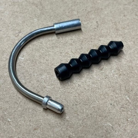 Clarks Cables 135° Angle Clarks V-Pipe Brake Cable Guide with Rubber Boot / Each VPIPE135