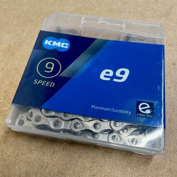 KMC Chains KMC E9 9-Speed E-Bike 1/2&quot; x 3/32&quot; 136 Link Chain 4715575890074