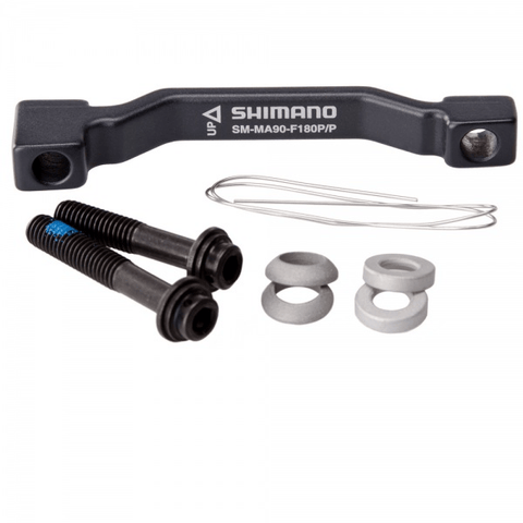 SHIMANO Brake - Disc Rotors & Adapters 180mm (from 160mm Post) Shimano Disc Brake Adapter Front/Rear Post 4524667595571