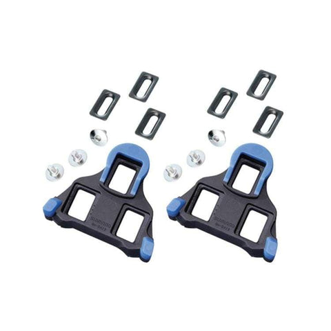SHIMANO Pedal Cleats & Parts Shimano SM-SH12 SPD-SL Blue Cleats / 2 Degree Front Pivot Centre 4524667710158
