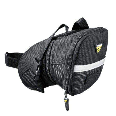 Topeak Bags - Saddle, Pannier, Frame, Rack Topeak Aero Wedge Bag With Strap / Medium 768661114497